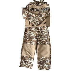 Kids Authentic Special Ops Costume - Brown Camo